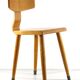 Chaise en contreplaqué, années 1950