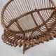 Mid century rattan shell-shaped chairs 1950s