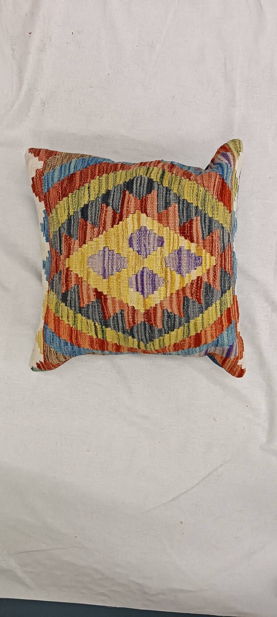 Traditional Wool Cushion Cover, Vintage Afghan Kilim Pillow Home Decor