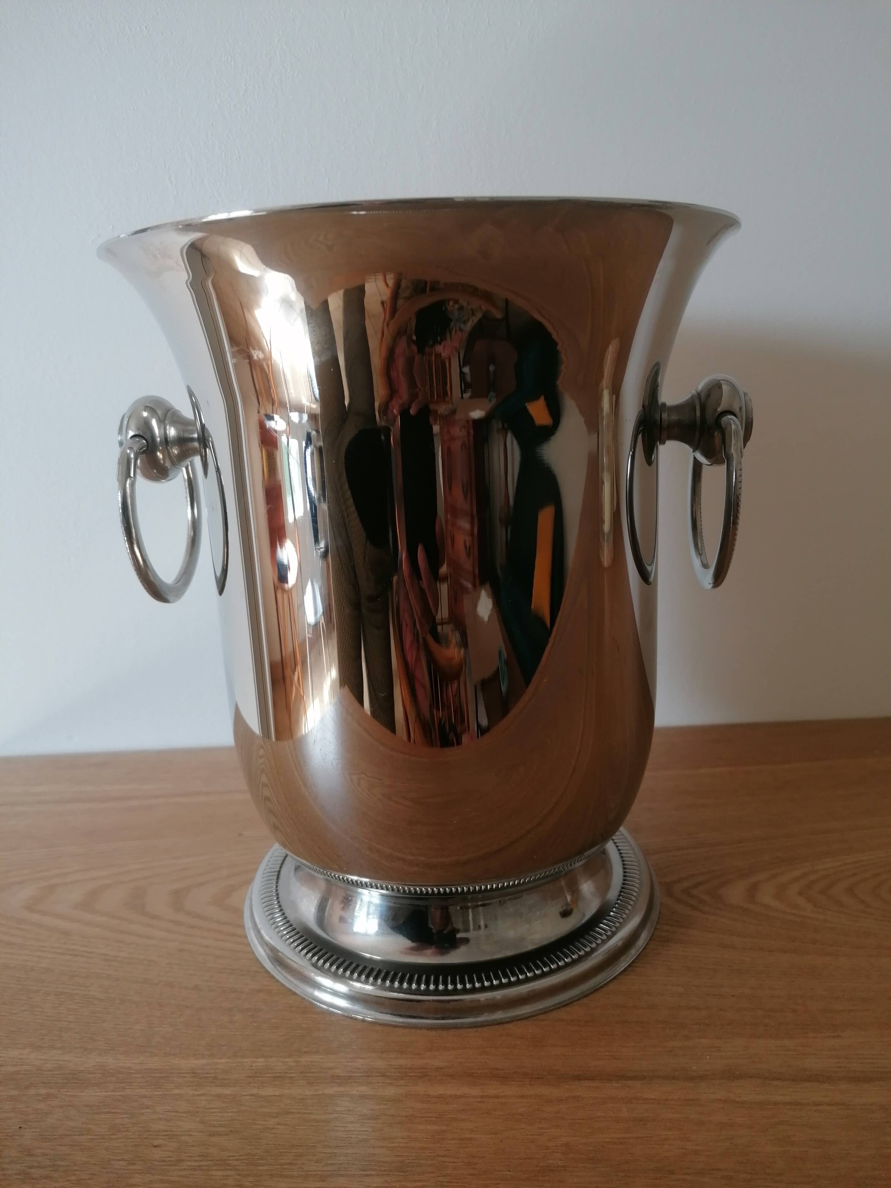 Champagne bucket Jean Couzon stainless steel 18/10