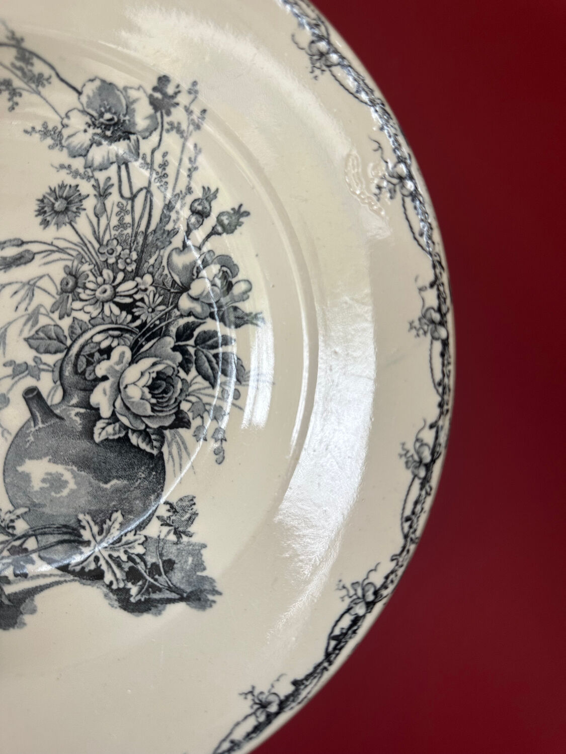 Assiettes creuses terre de fer