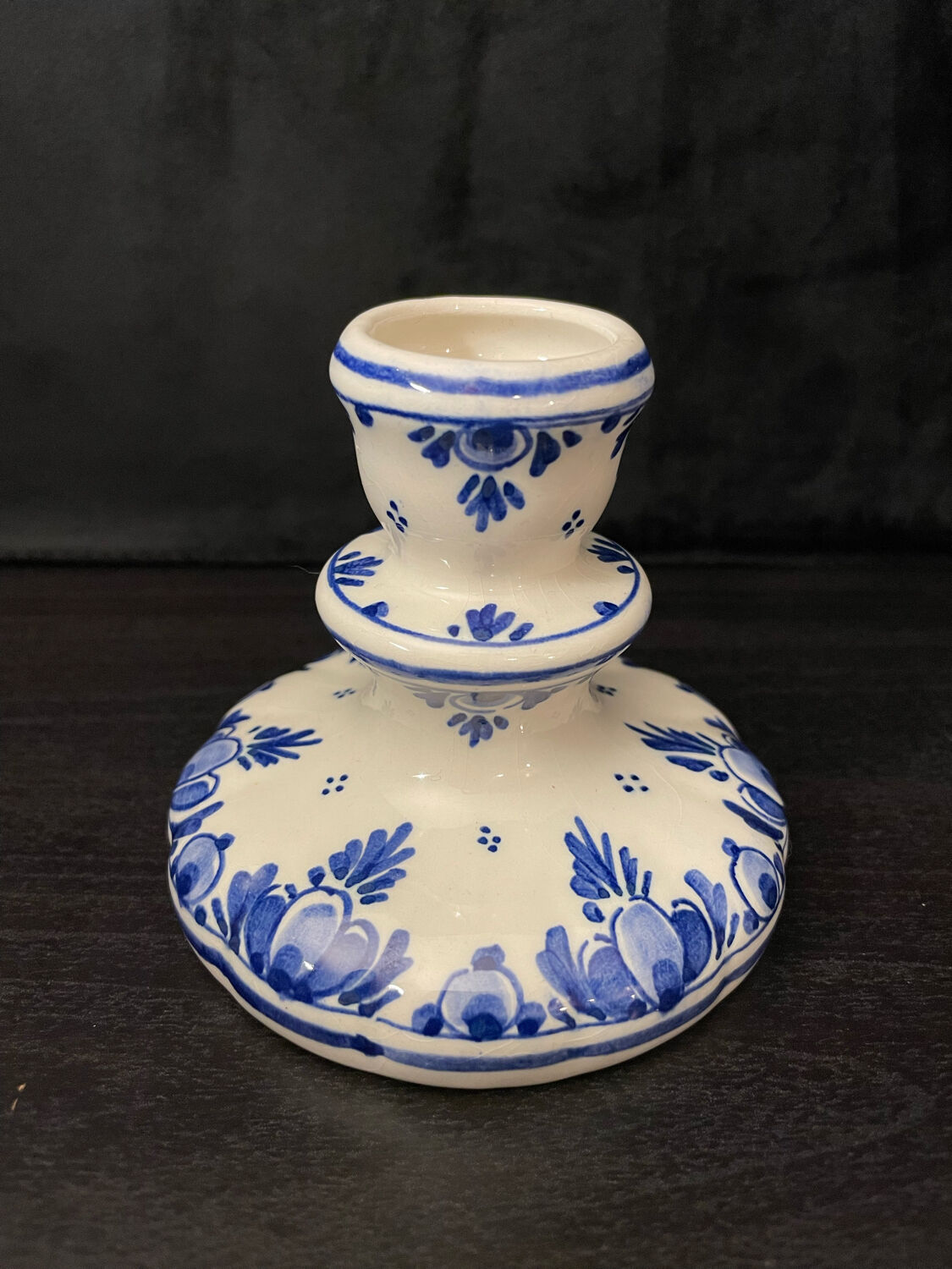 Delft candle holder