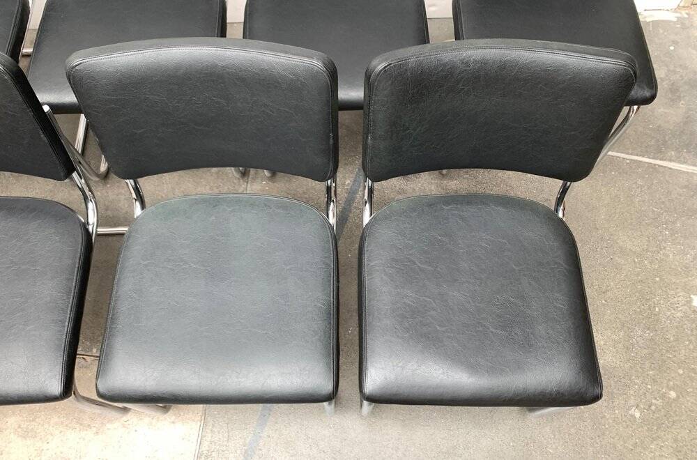 German cantilever chair Mi-century S32 by Marcel Breuer & Mart Stam for Thonet, 1970s