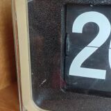 Old vintage Bodet clock with slats