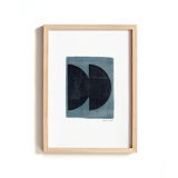 Trio of paintings on paper by Eawy