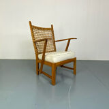 Vintage wicker armchair 1930s