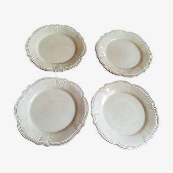 Niderviller earthenware table plates