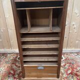 1950s curtain cabinet - Functionalist design in oak