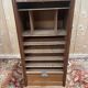 Curtain cabinet from the 1950s - Functionalist design in oak