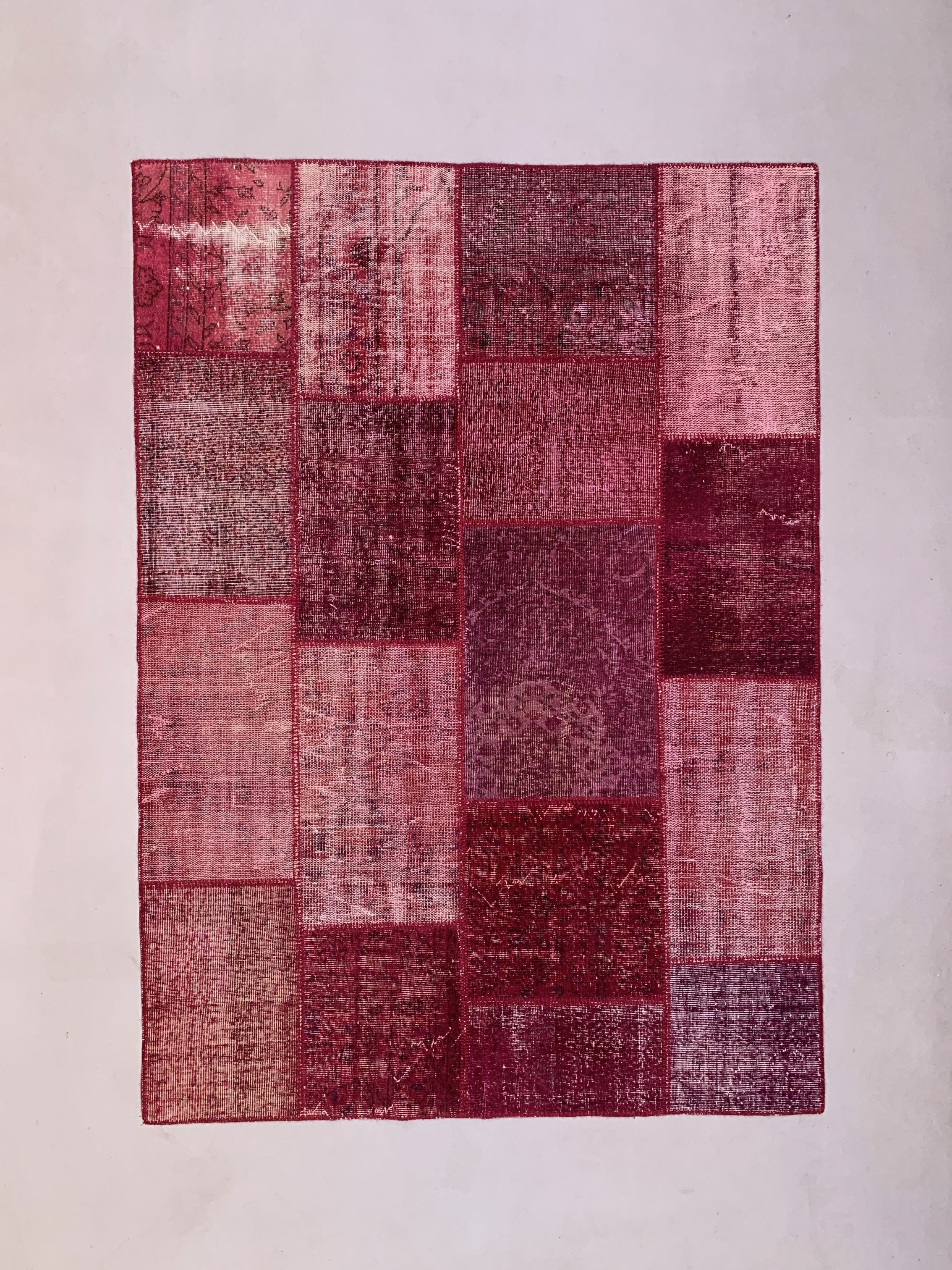 Distressed turkish patchwork rug 240x170 cm