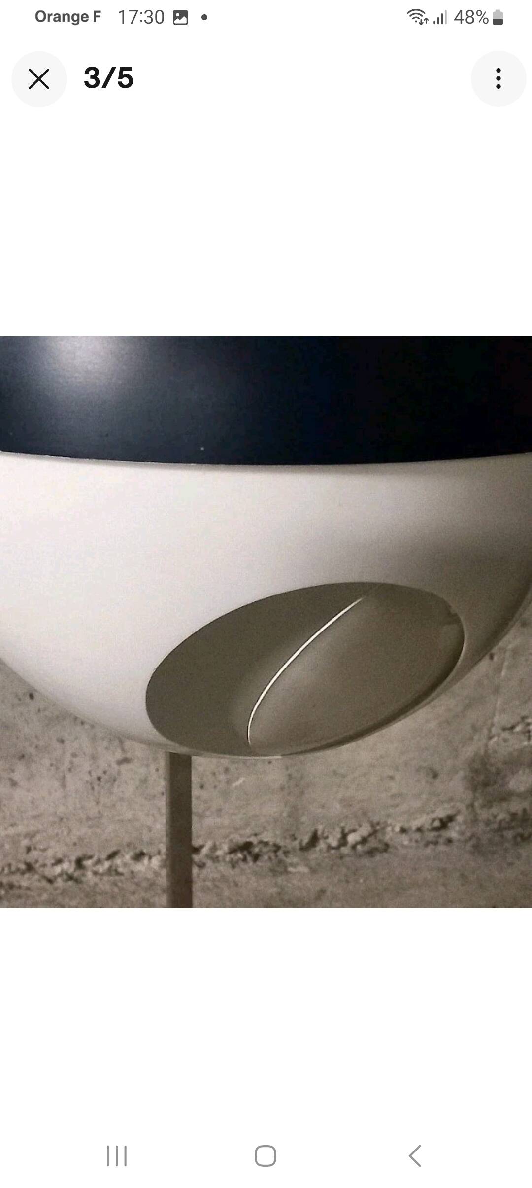 Lampe lita modèle orbital space age vintage 1970