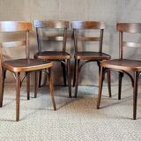 4 chaises bistro Horgen-Glaris Suisse années 30/40