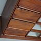 Vintage Dutch Oak / Mahogany Haberdashery Shop Cabinet, 1930s