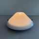 Simple opal glass wall light from the mid-century by Lamperti, 1960s, Italy.