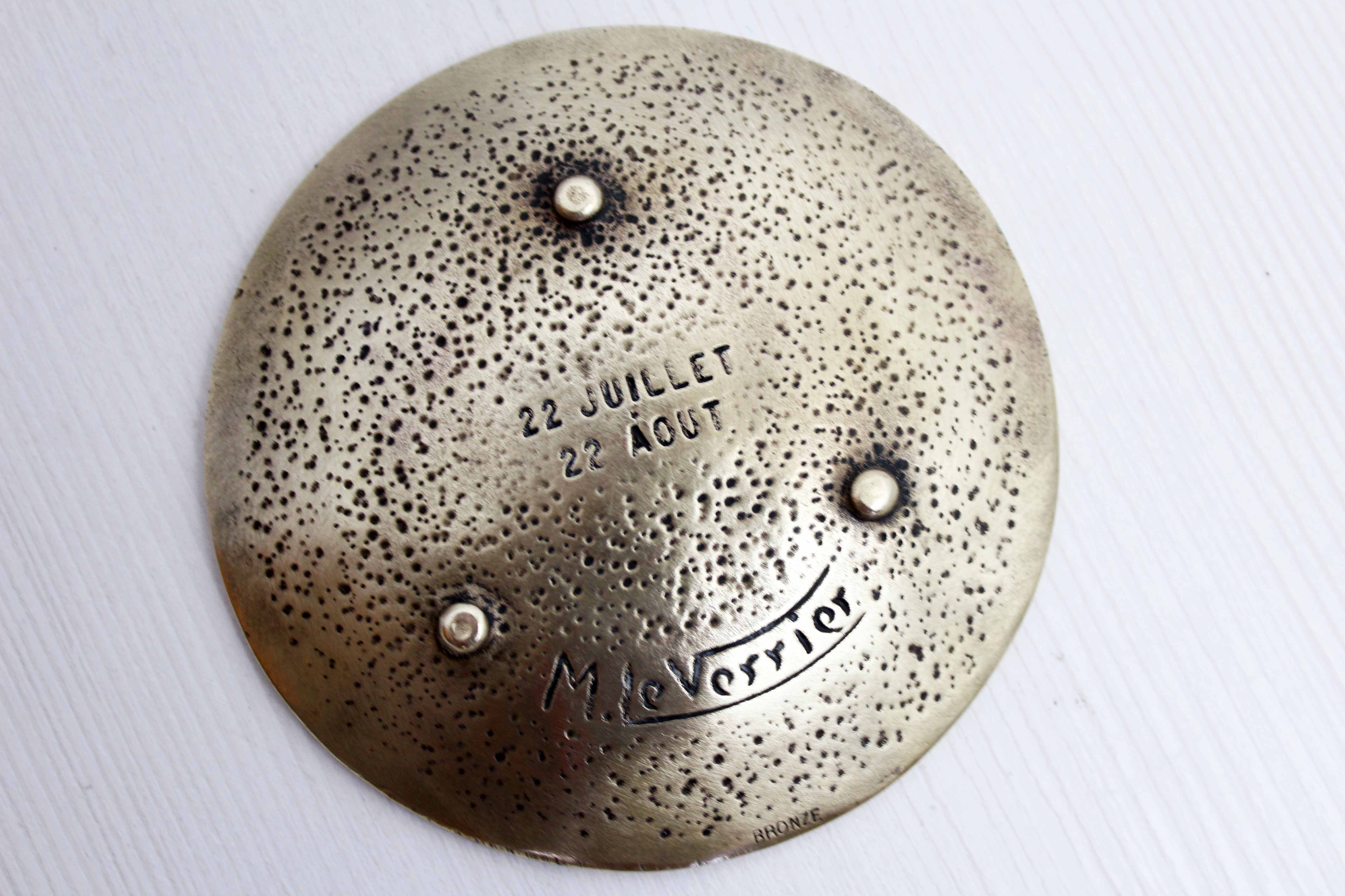 Empty bronze pocket Max Le Verrier