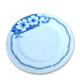 Lot de 4 assiettes plates St Amand  decor foral