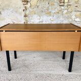Teak storage unit with metal legs Circa 70's