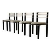 Set of 4 dining chairs model 6800 by Kurt Thut for Dietiker, 1980s