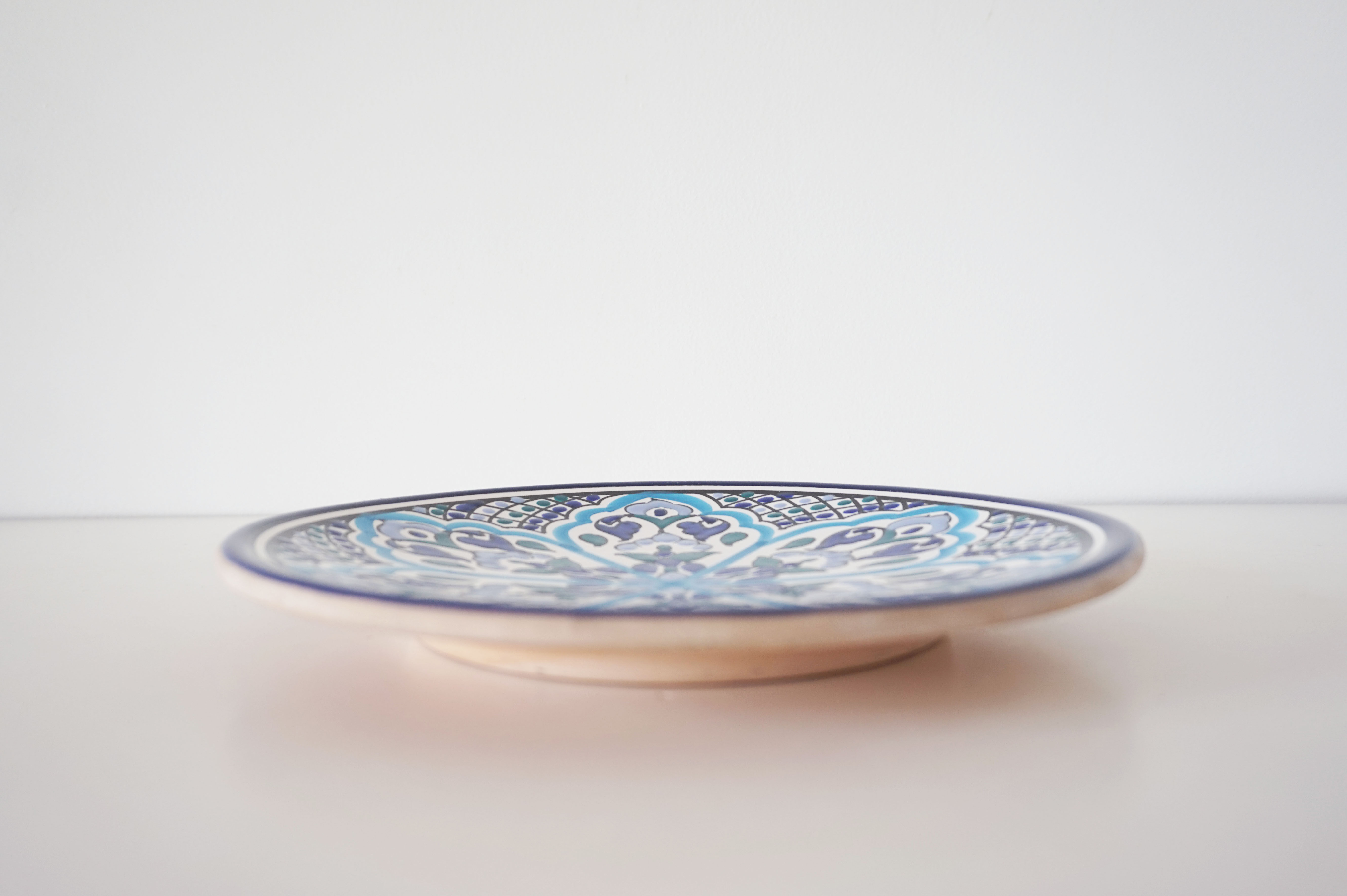 Spanish painted ceramic plate