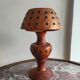 Olive wood lamp