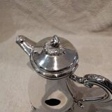 Silver-plated metal coffee pot by Christofle silversmiths, Marly model