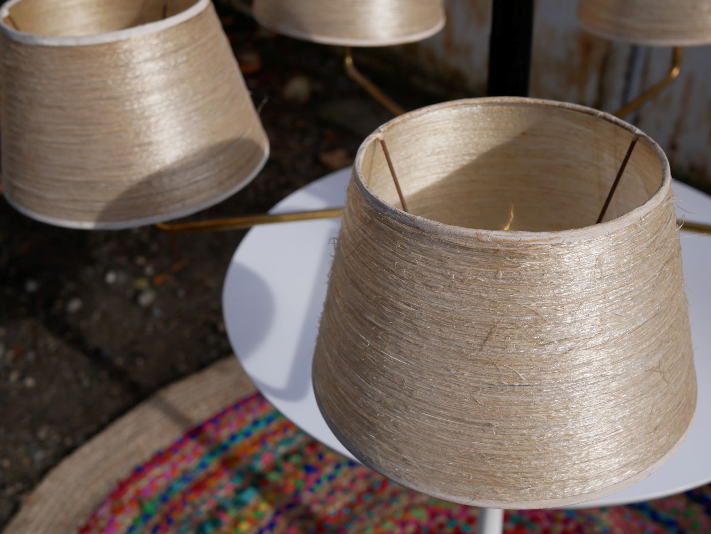 Vintage brass chandelier