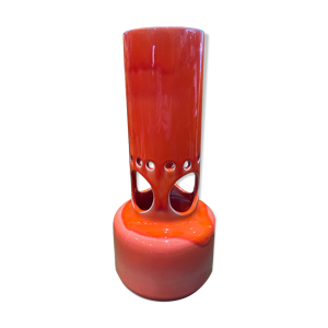 Vase en céramique vernissée glacée