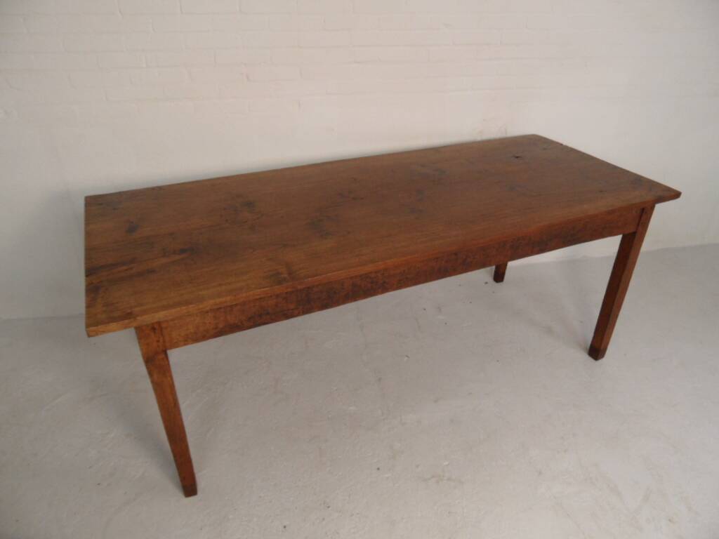 Antique oak French dining table