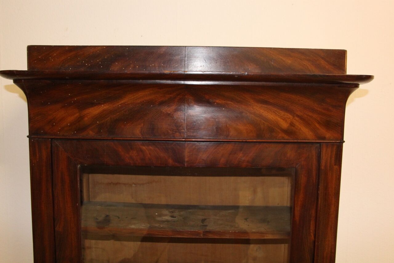 Louis Philippe mahogany showcase