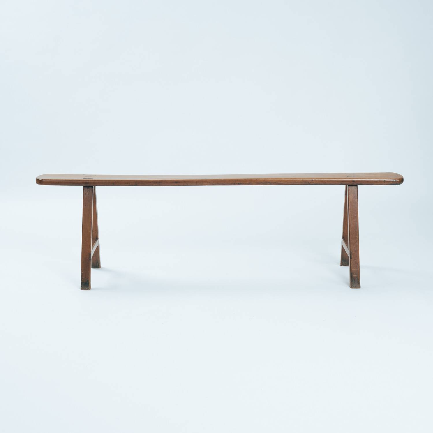 Banc en chêne de style Art Déco français, années 1930