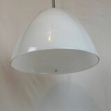 Swedish opaline pendant light from the 1980s