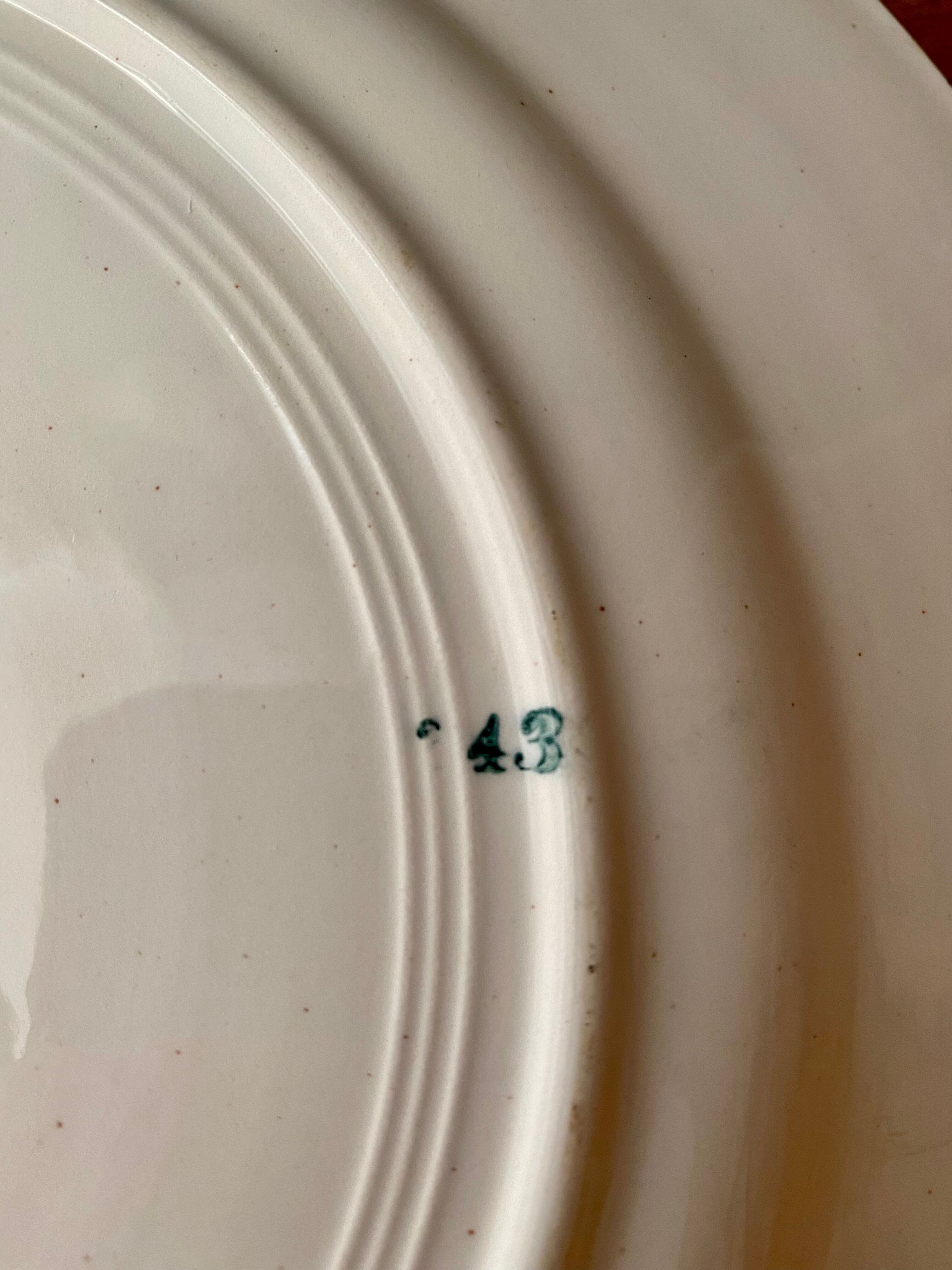 Old ceranord dish Saint Amand