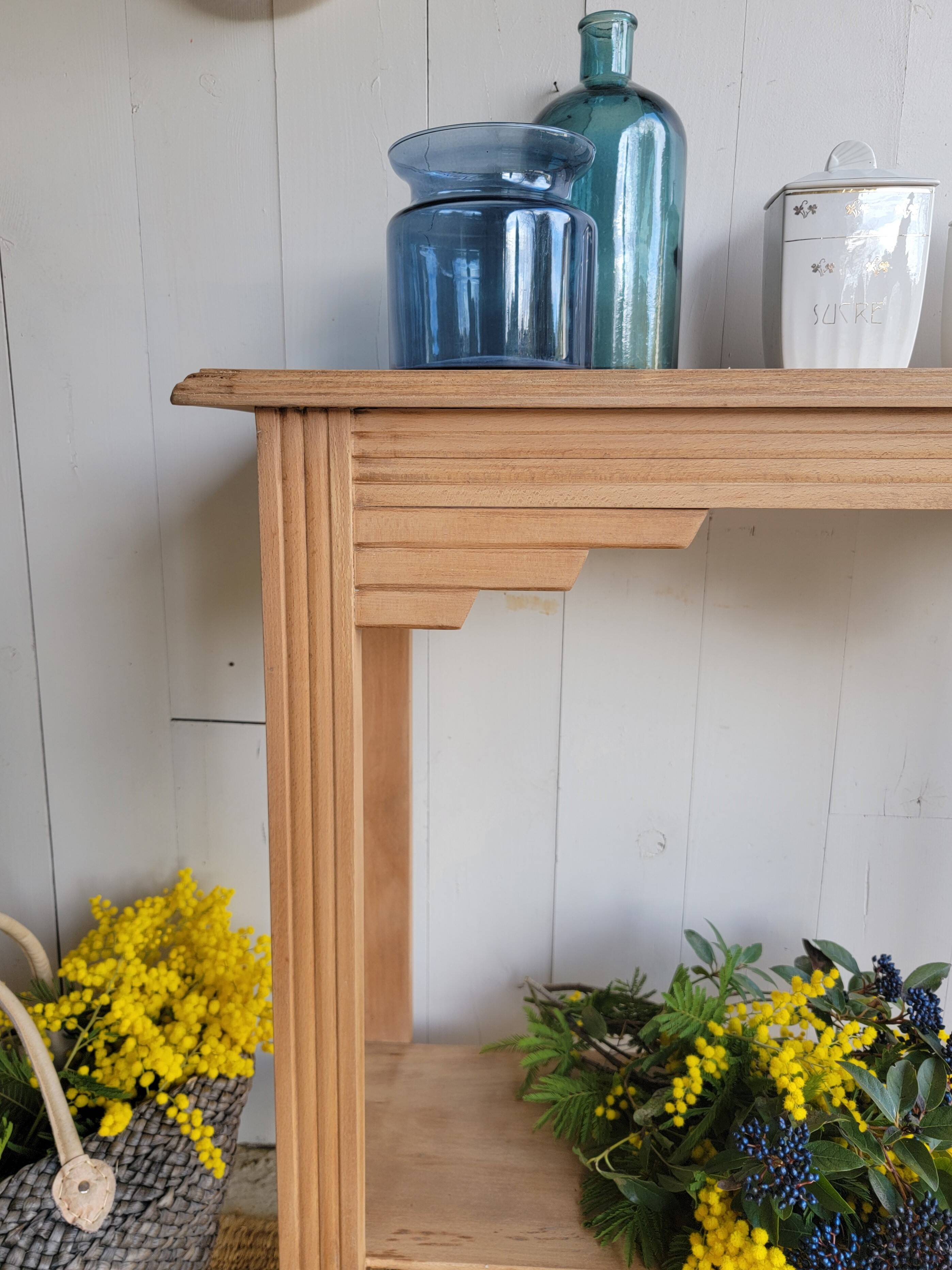 Old wooden console – Art Deco style