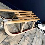 Old Davos and Donnay sleds