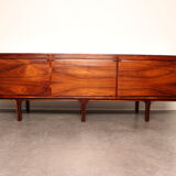 Sideboard in rio-rosewood by Gianfranco Frattini for Bernini - Italy - 1960's