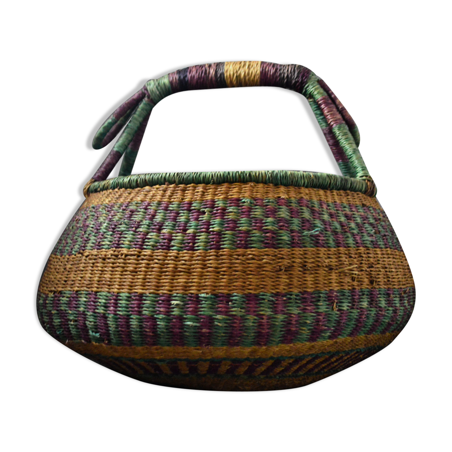 Old African bolga basket