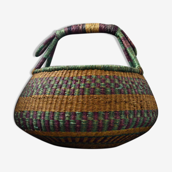 Panier africain bolga ancien