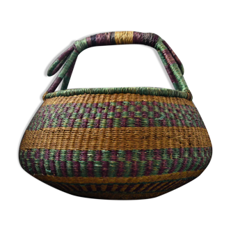 Panier africain bolga ancien