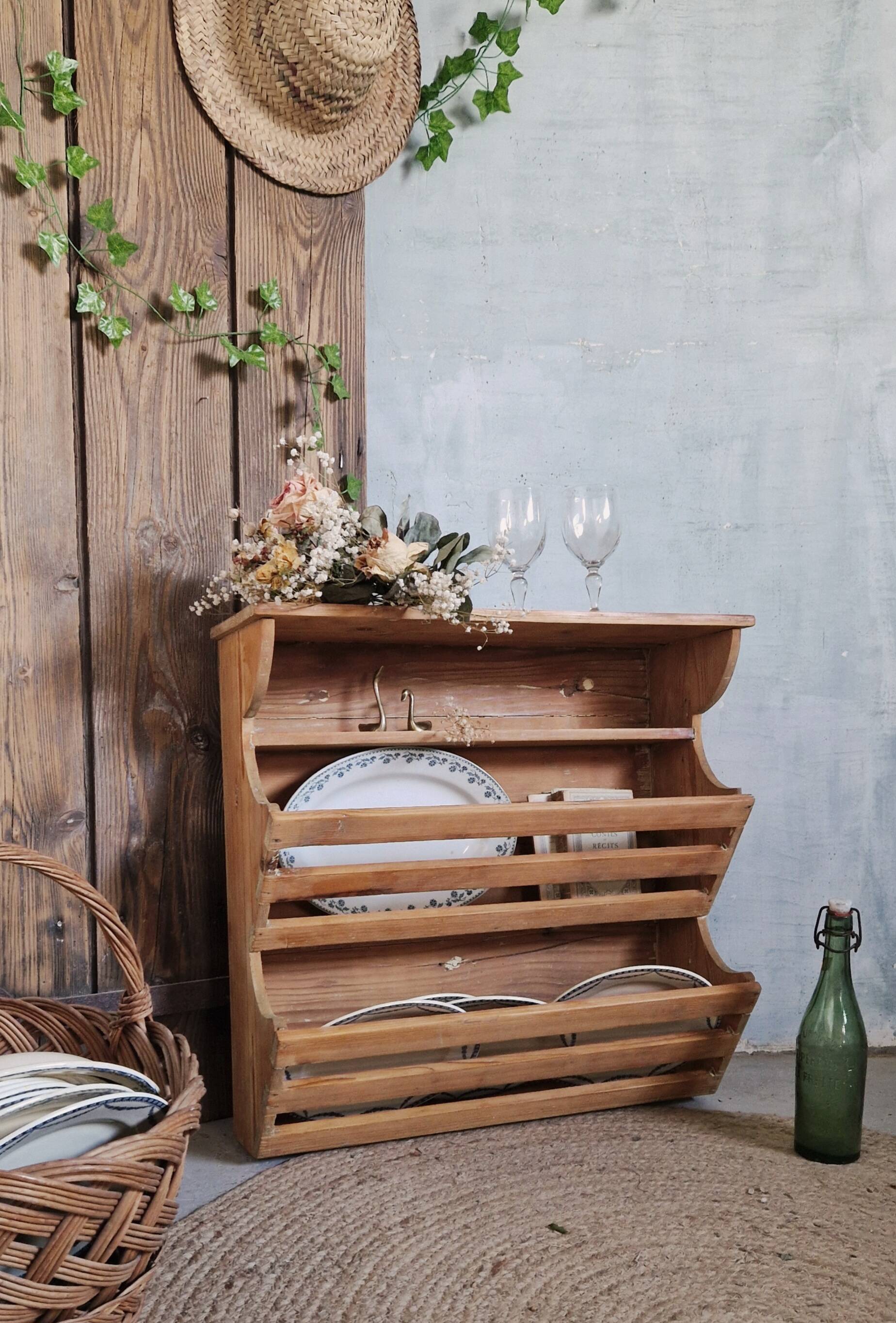 Beautiful antique wall-mounted sideboard
