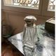 Art Deco crystal silver-plated sugar shaker