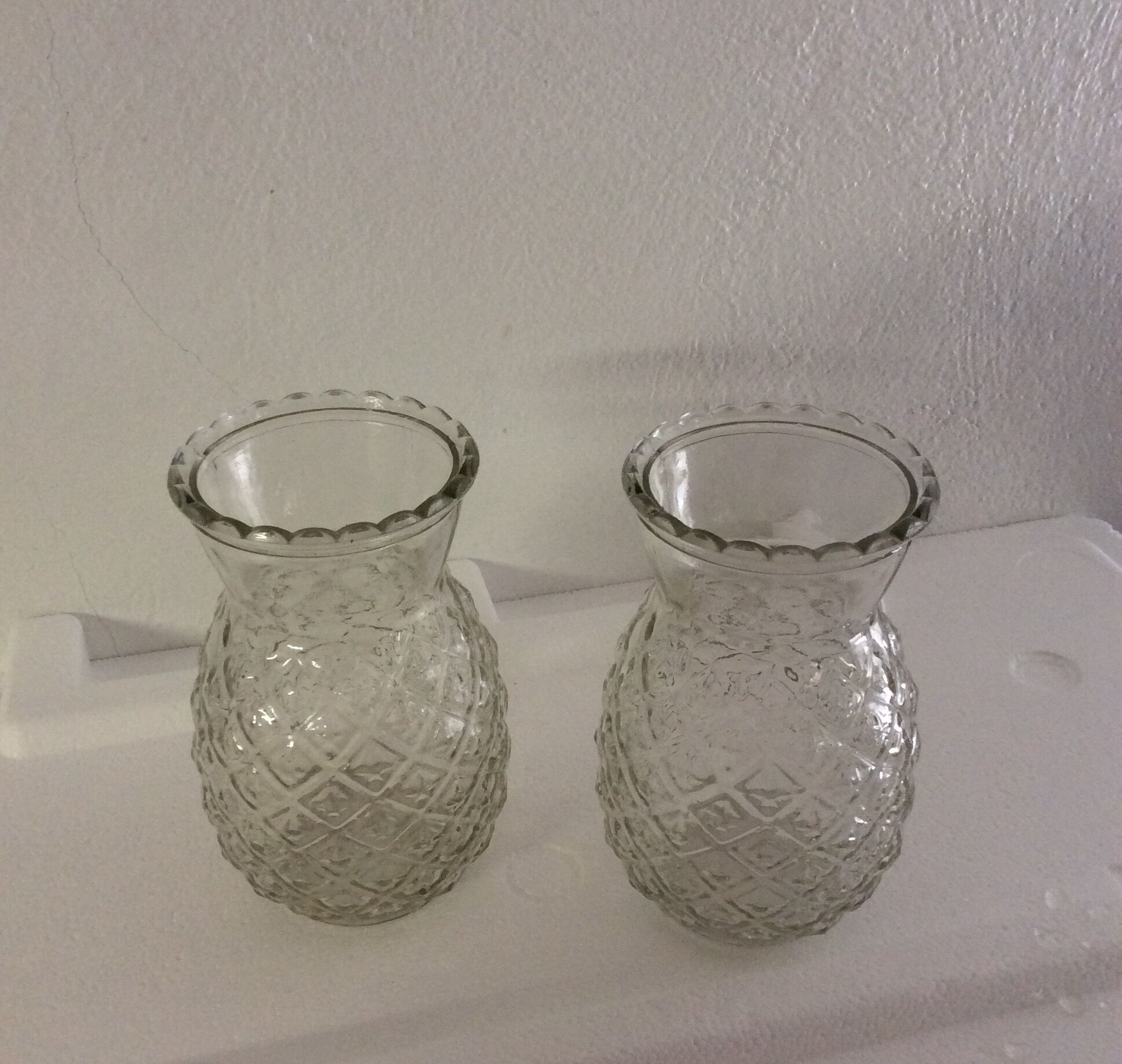 Duo de carafes Ananas