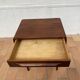 Vintage Scandinavian design bedside table in teak by the Danish Andersen.