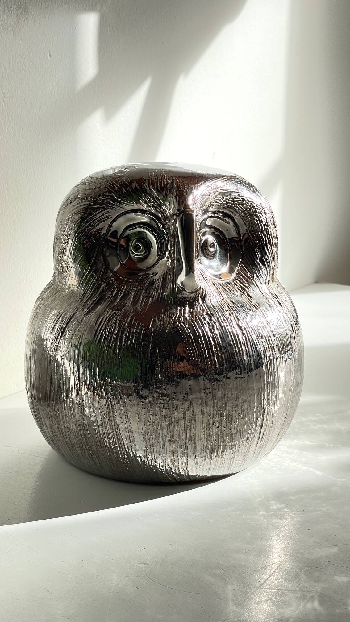 Owl Ceramic by Aldo LONDI