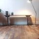 Vintage solid wood farm bench