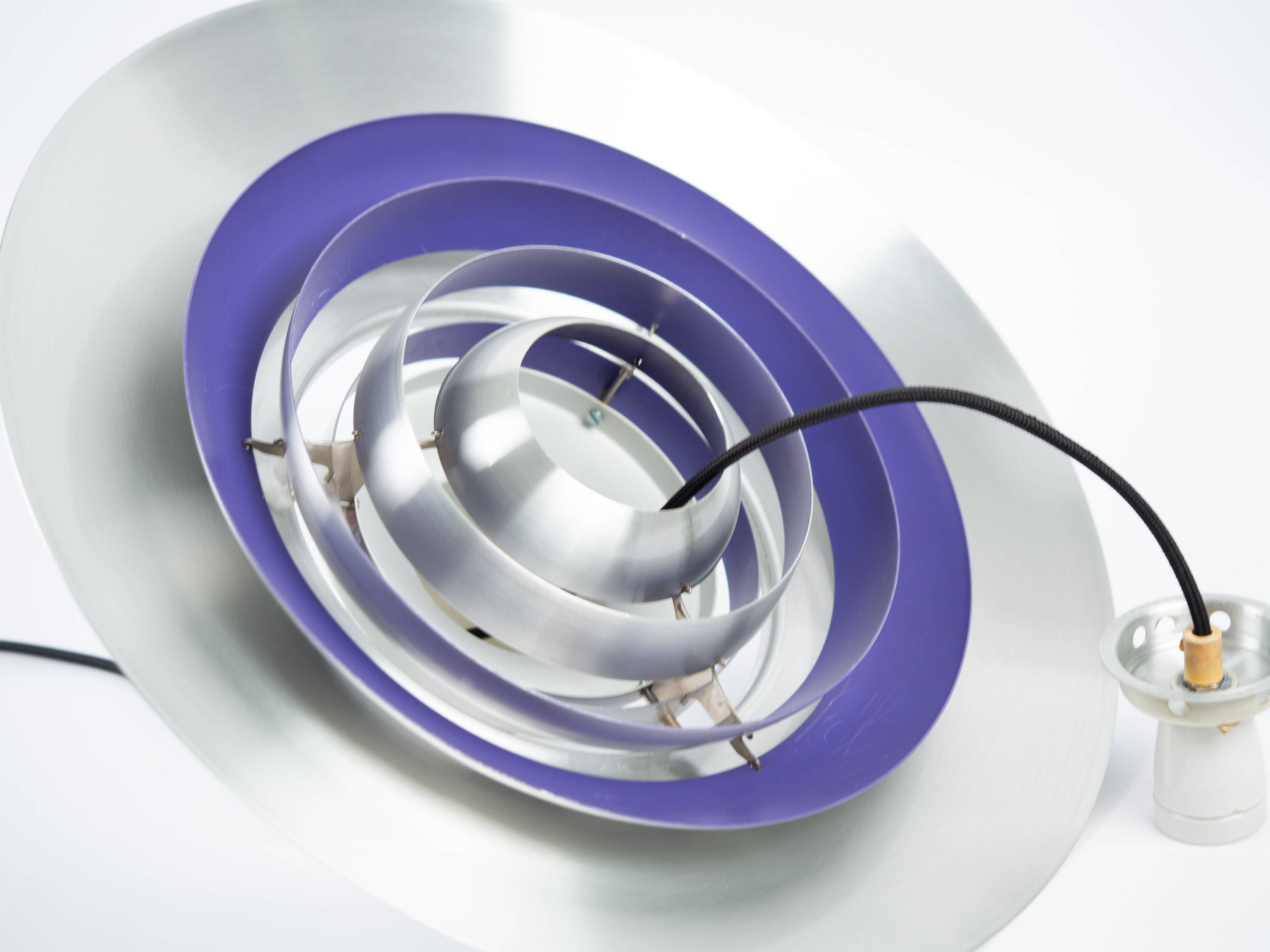 Vintage Danish pendant lamp P376 by Fabricius and Kastholm. Nordisk Solar,