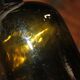 Old smoked glass bottle