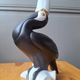 Art Deco toucan sculpture by Jaroslav Ježek for Royal Dux, work in p