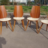 Set of 4 Baumann chairs 800 series