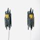 Brutalist Wall Lamps By Marcel Fantoni For Fantoni Studio Firenze, Italy 1960S