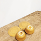 2 cups and saucers vintage '70 honey color